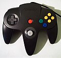 Black standard controller from Nintendo