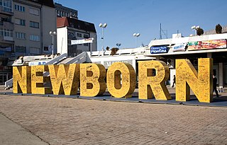 <span class="mw-page-title-main">Newborn monument</span> 2008 monument to Kosovo independence