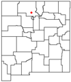 Location in New Mexico