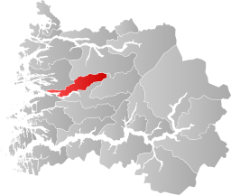 Naustdals kommun i Sogn og Fjordane fylke.