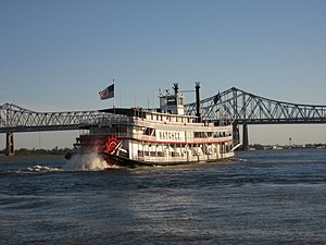 The SS Natchez in New Orleans NatchezFlagCCCNov06.jpg