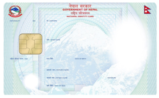 <span class="mw-page-title-main">National Identity Card (Nepal)</span> Nepalese federal level identity card