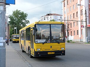 Autobus NefAZ-5299 w Iżewsk