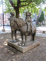 Nijmegen - Sculptuur Ponyrijden van Pieter d'Hont.jpg