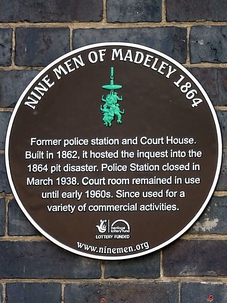 File:Nine Men of Madeley 1864 - former police station and court house.jpg
