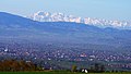 Blick auf das Dorf, Richtung Tatra (Süden)