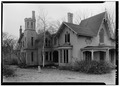 OBLIQUE VIEW OF NORTH SIDE - Sedgewick House, 742 James Street, Syracuse, Onondaga County, NY HABS NY,34-SYRA,27-2.tif