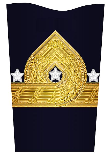 Sleeve insignia for a general in the Coastal Artillery (1901–1972)