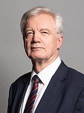 Conservative MP David Davis called on 19 January for Johnson to resign, making reference to the 1940 Norway Debate that led to Neville Chamberlain's resignation. Official portrait of Rt Hon David Davis MP crop 2.jpg