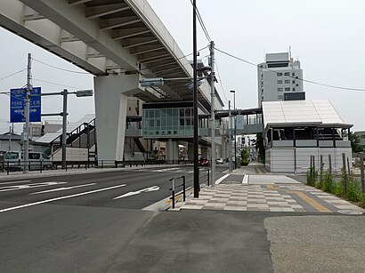 扇大橋駅舎への交通機関を使った移動方法