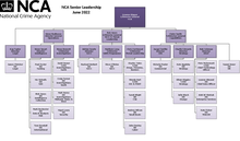 Chart showing the senior management structure of the National Crime Agency Organisation chart for the NCA 2022.png