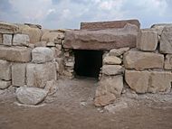 Entrance to the Tomb of Osorkon II Osorkon IIa.jpg
