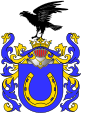 English: Coat of arms Jastrzębiec I of polish noble family Polski: Herb szlachecki Jastrzębiec I