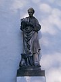 Statue an der Busdorfkirche, Paderborn