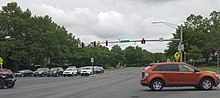 Panhandler on Maryland Route 118 in Germantown, c. May 2022 Panhandler on Middlebrook Road and State Route 118 in Germantown, Maryland (25 May 2022).jpg