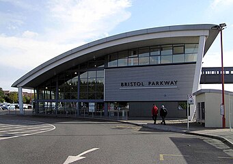 Parkway station at Stoke Gifford, on the outskirts of Bristol