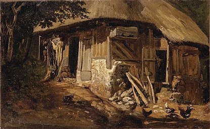 Chaumière normande (vers 1850) Paris, musée du Louvre.