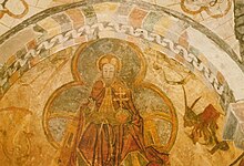 Christus in der Majestät des 15. Jahrhunderts in Jalerac