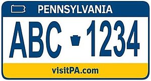 PA 1963 Pennsylvania License Plate Registration Sticker YOM Tag