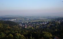 Blick auf Bad Sachsa vom Aussichtspunkt Philippsgruß