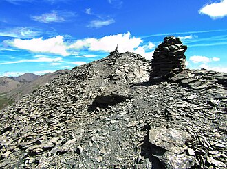 Summit cairns Pic du Petit Rochebrune summit.jpg