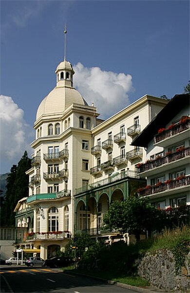 The Maharishi's headquarters in Seelisberg, Switzerland