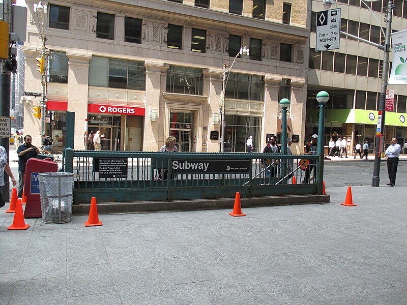 File:Pixels - NY Subway Entrance - Side View.JPG