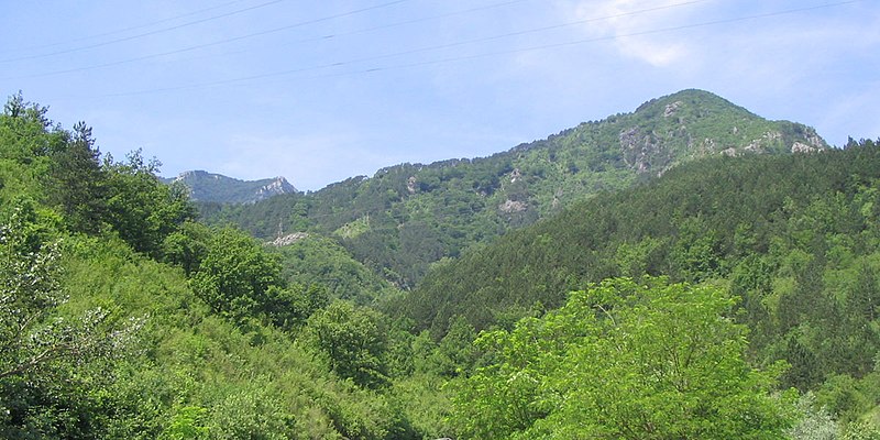 File:Planina Čvrsnica, pogled sa ceste uz Neretvu 20070603 114.jpg