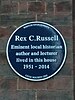 Plaque - Rex C Russell, Barton-upon-Humber.jpg