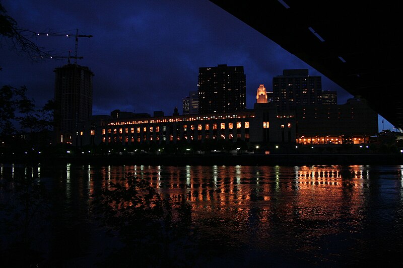 File:Post Office-Mississippi-Minneapolis-night.jpg