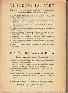 Dobová inzerce nakladatelství z roku 1946