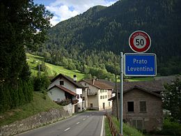 Prato Léventine - Vue