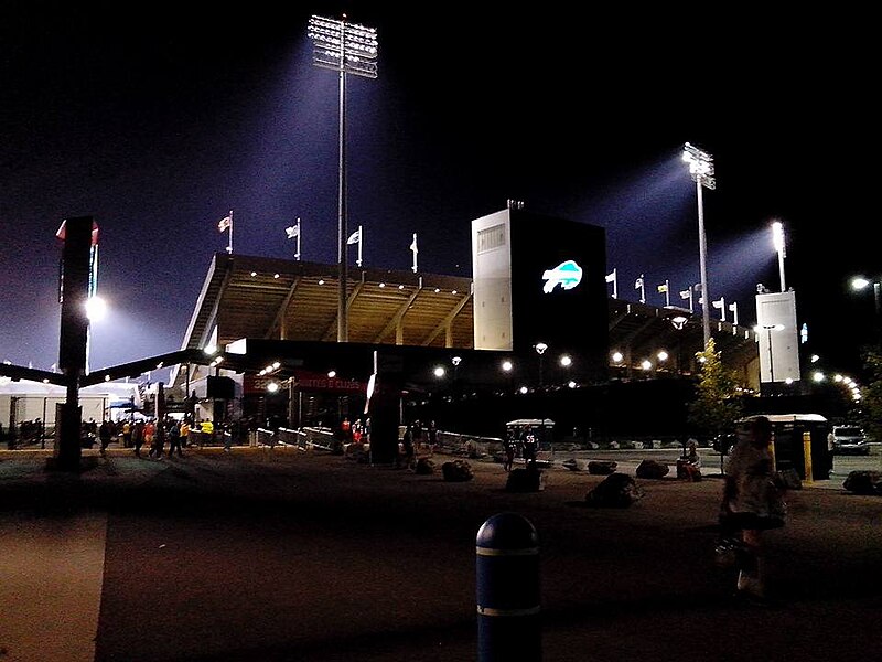 File:Ralph Wilson Stadium at Night after 2014 renovations, Aug 2015.jpg