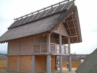 Reconstitution : maison surélevée, site de Yoshinogari