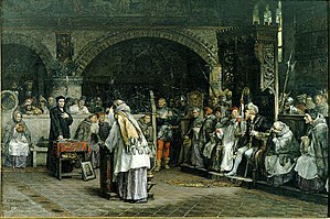 Disputation between Olaus Petri and Peder Galle Religionssamtal mellan Olaus Petri och Peder Galle.jpg