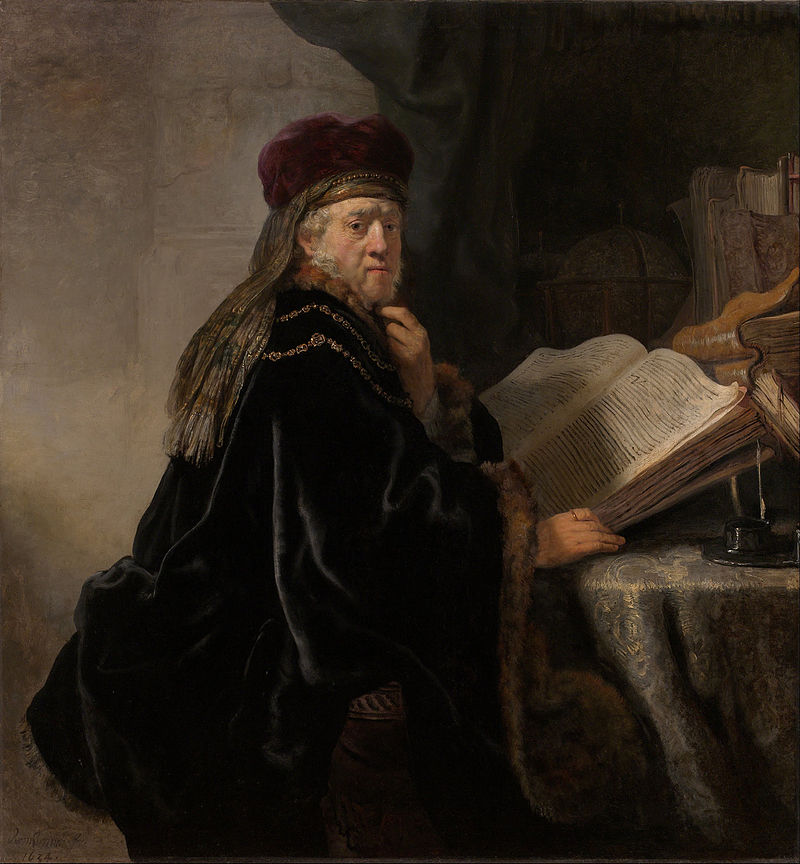 Rembrandt Harmensz van Rijn - Scholar en su estudio - Google Art Project.jpg