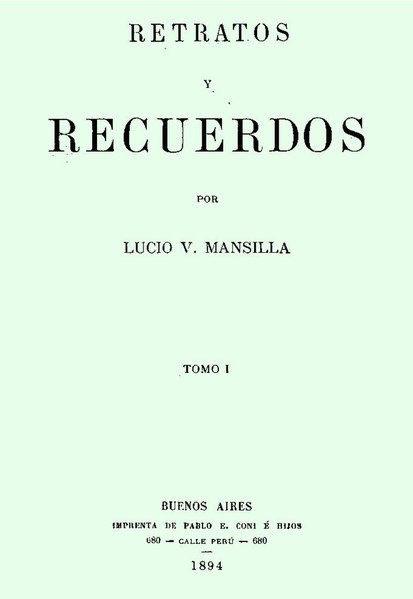 Archivo:Retratos y recuerdos - Lucio V Mansilla.pdf