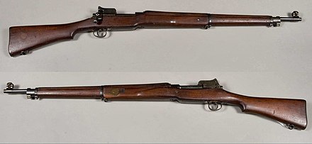 The Eddystone Rifle Plant was built to manufacture these Pattern 1914 Enfield rifles. Rifle Pattern 1914 Enfield - AM.006960.jpg