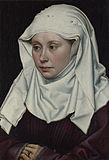 Robert Campin, Portrait of a Woman, c. 1435