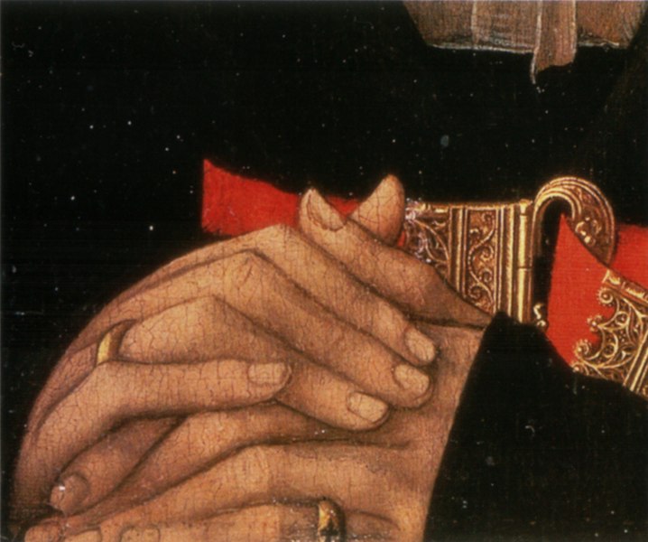 File:Rogier van der weyden, ritratto di donna, washington, dettaglio mani.jpg