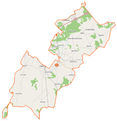 Mapa lokalizacyjna gminy Rzekuń