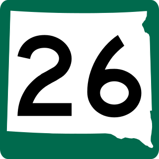 <span class="mw-page-title-main">South Dakota Highway 26</span> State highway in South Dakota, United States