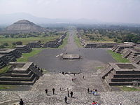 Präkolumbische Stadt Teotihuacán