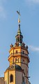 * Nomination Bell tower of the St Nicholas church in Leipzig, Saxony, Germany. --Tournasol7 06:37, 18 July 2021 (UTC) * Promotion  Support Good quality. --F. Riedelio 06:04, 22 July 2021 (UTC)