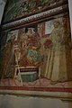 Affresco rinascimentale della Madonna della Neve tra santi francescani