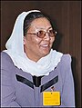 Habiba Sarabi as Afghan minister of Women's Affairs