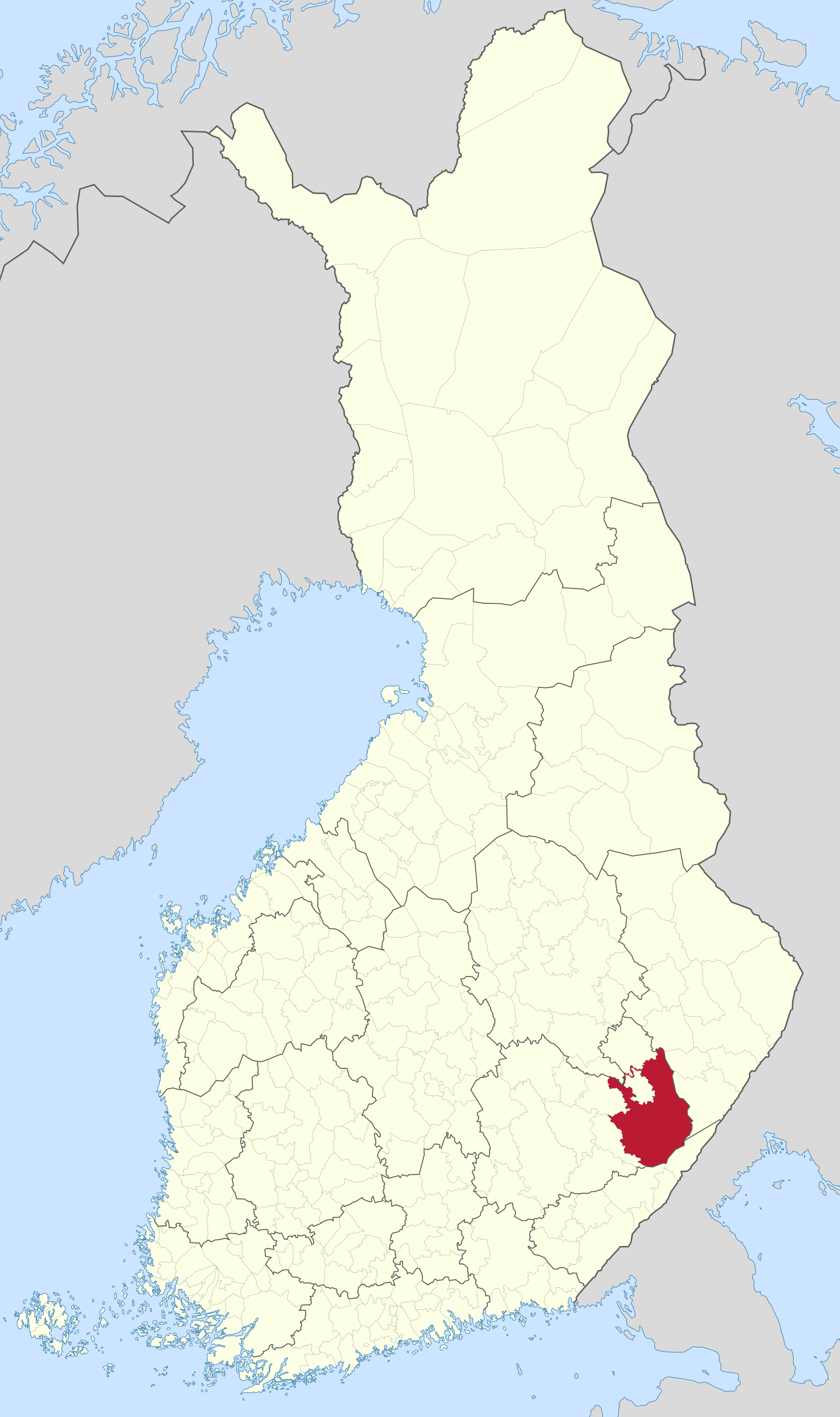 薩翁林納（Savonlinna）的地圖