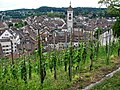 Die Altstadt von Schaffhausen mit der Kirche St. Johann