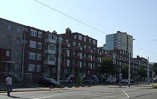 Schiemond Neighborhood of Rotterdam in South Holland, Netherlands