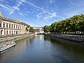 Aussicht von der Brücke nach Norden